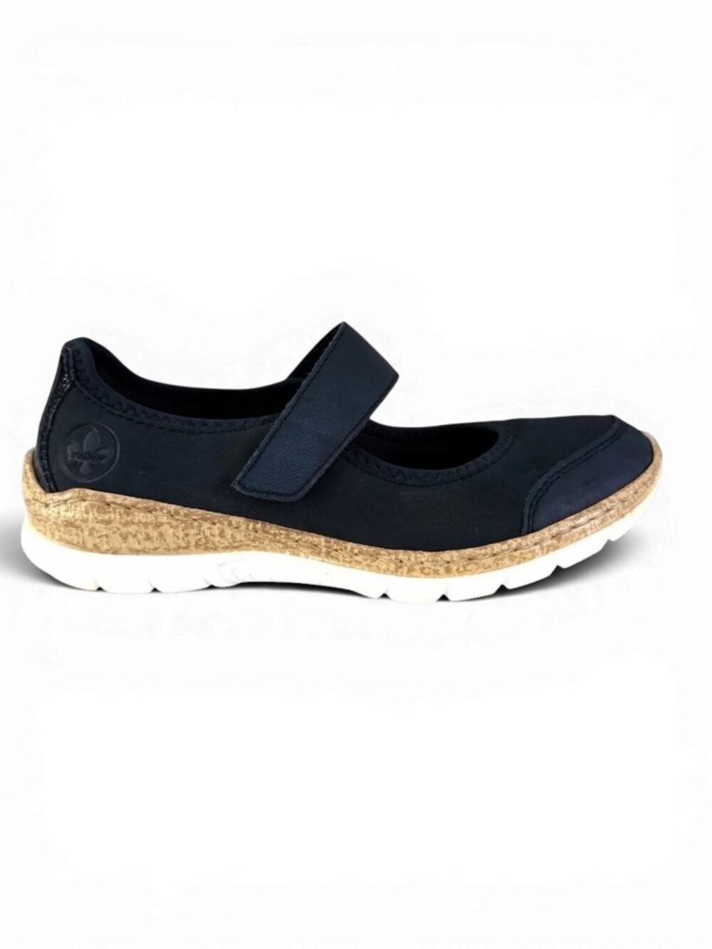 RIEKER navy blue mary jane comfort ballet flats 38 us 7
